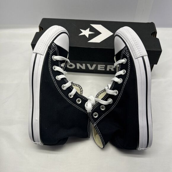 Converse High Tops Chuck Taylor Black/White Men/Boys Size 4.5 Women 6.5 NEW - Picture 5 of 9